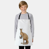 Kangaroo beim Fußballsport Schürze (Getragen)