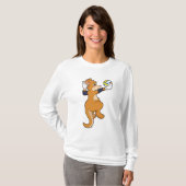 Kangaroo beim Volleyballsport T-Shirt (Vorne ganz)