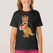 Kangaroo Birthday Party hat T-Shirt (Vorderseite)