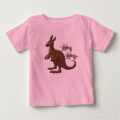 Kangaroo Boing Boing T - Shirt. Baby T-shirt (Vorderseite)