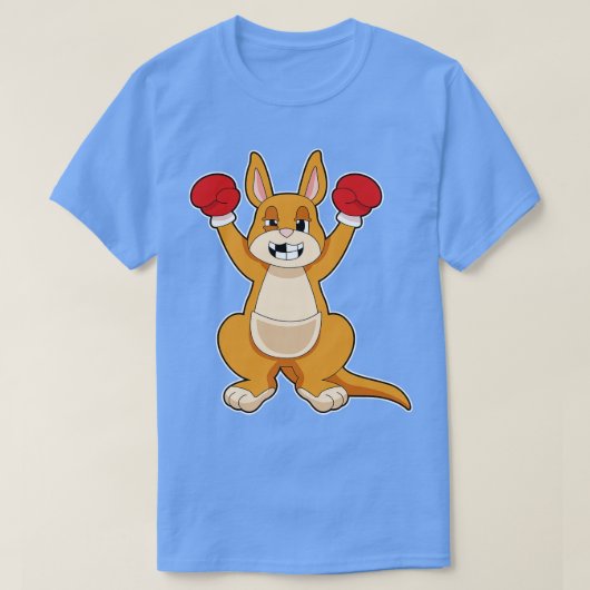 Kangaroo Boxer Boxhandschuhe T-Shirt (Design vorne)