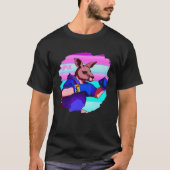Kangaroo Boxing Cool Kangaroo Boxing Boxer T-Shirt (Vorderseite)