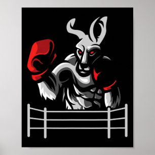Kangaroo - Boxing Kickboxer Boxer Kickboxing Fan Poster