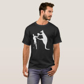 Kangaroo Boxing T-Shirt Australian Proud (Vorne ganz)