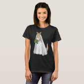 Kangaroo Bride Bunch of Flowers Wedding T-Shirt (Vorne ganz)