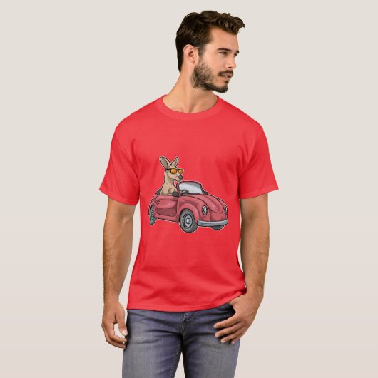 Kangaroo Car T-Shirt (Vorne ganz)