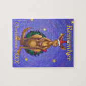 Kangaroo Christmas Starry Night Puzzle (Horizontal)