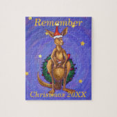 Kangaroo Christmas Starry Night Puzzle (Vertikal)