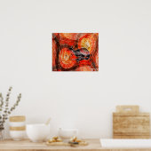 Kangaroo Corroboree Poster (Küche)