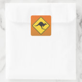 Kangaroo Crossing Sticker (Tasche)