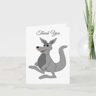 Kangaroo Design Dankeskarte