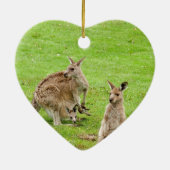 Kangaroo-Design Keramikornament (Hinten)