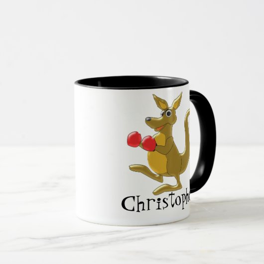 Kangaroo Design Tasse (VorderseiteRechts)