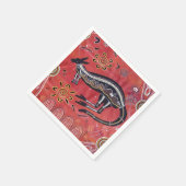 Kangaroo Dreaming Napkins Serviette (Ecke)