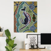 Kangaroo Dreaming Poster (Heimbüro)