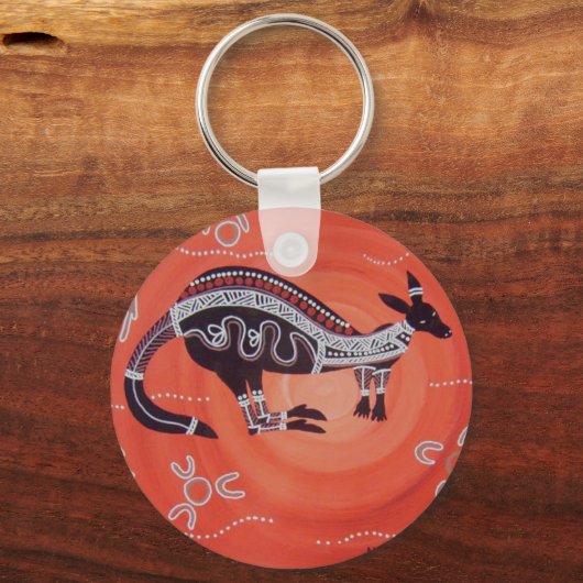 Kangaroo Dreaming Schlüsselanhänger (Vorderseite)