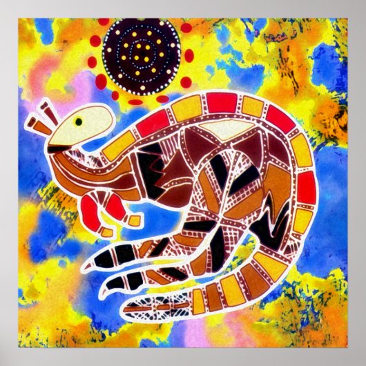 Kangaroo-Drehposter Poster (Vorne)