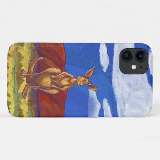 Kangaroo Electronics Case-Mate iPhone Hülle (Rückseite (Horizontal))