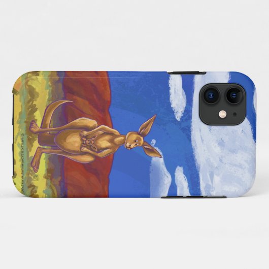 Kangaroo Electronics Case-Mate iPhone Hülle (Rückseite (Horizontal))