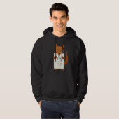 Kangaroo Eye Chart Snellen Chart Hoodie (Vorne ganz)