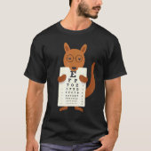 Kangaroo Eye Chart Snellen Chart T-Shirt (Vorderseite)
