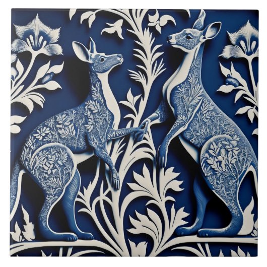 Kangaroo Fliese (Vorderseite)