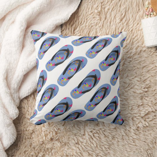 Kangaroo Flip Flops Kissen (Decke)