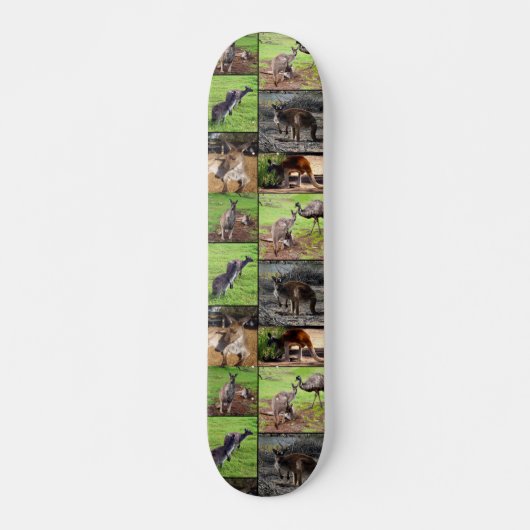 Kangaroo Foto Collage, Skateboard (Vorne)