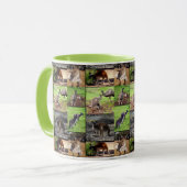 Kangaroo Foto Collage , Tasse (Vorderseite Links)