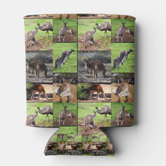 Kangaroo FotoCollage, Dosenkühler (Rückseite)