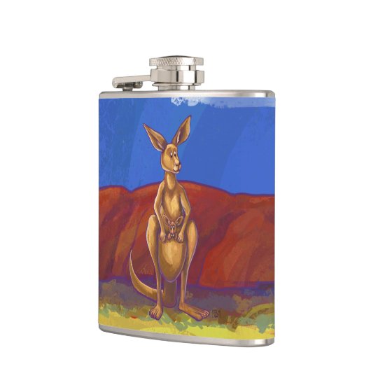 Kangaroo-Geschenke und Zubehör Flachmann (Links)