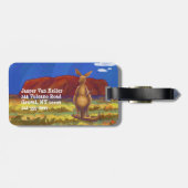 Kangaroo-Geschenke und Zubehör Gepäckanhänger (Rückseite horizontal)
