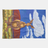 Kangaroo-Geschenke und Zubehör Geschirrtuch (Horizontal)