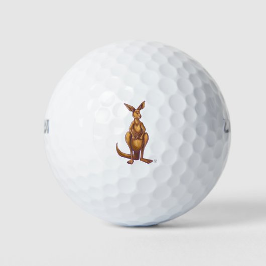 Kangaroo-Geschenke und Zubehör Golfball (Vorderseite)