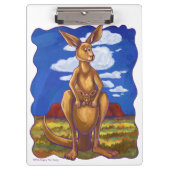 Kangaroo-Geschenke und Zubehör Klemmbrett (Vorderseite)