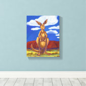 Kangaroo-Geschenke und Zubehör Leinwanddruck (Insitu (Holzboden))