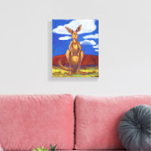 Kangaroo-Geschenke und Zubehör Leinwanddruck (Insitu (Wohnzimmer))