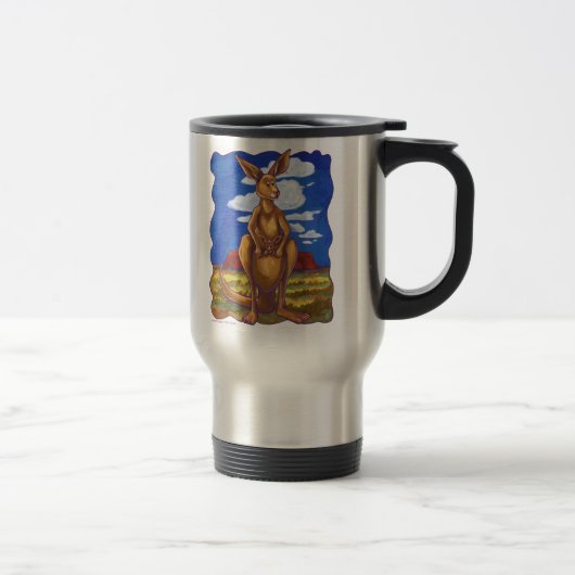 Kangaroo-Geschenke und Zubehör Reisebecher (Rechts)