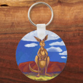 Kangaroo-Geschenke und Zubehör Schlüsselanhänger (Vorderseite)