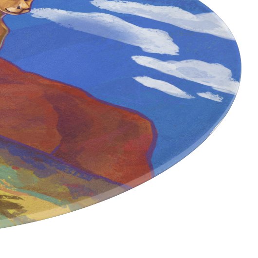 Kangaroo-Geschenke und Zubehör Schneidebrett (Ecke)