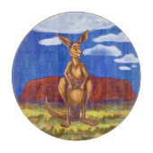 Kangaroo-Geschenke und Zubehör Schneidebrett (Vorderseite)