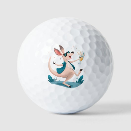 Kangaroo 🦘 golf ⛳ ball ⛳ (Vorderseite)