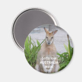 Kangaroo Gotta loveAUSTRALIAmate!, ©BLHS! Magnet (Vorderseite/Rückseite)