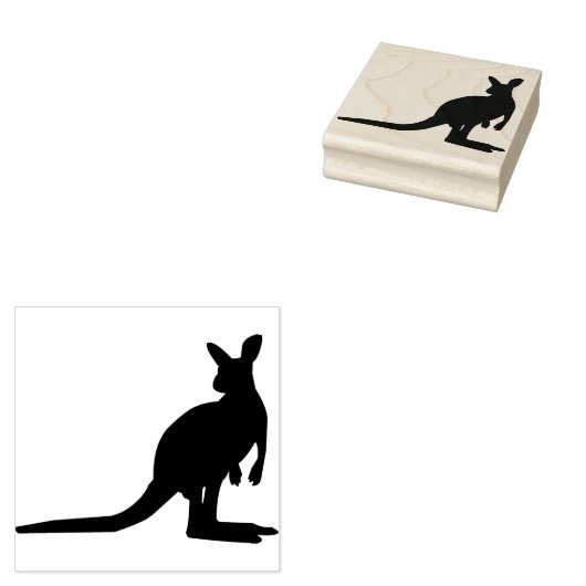 Kangaroo Gummistempel (Stempel)