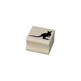 Kangaroo Gummistempel