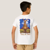 Kangaroo Halloween T - Shirt (Schwarz voll)