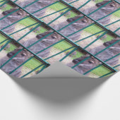 Kangaroo hinter Gittern Geschenkpapier (Ecke)