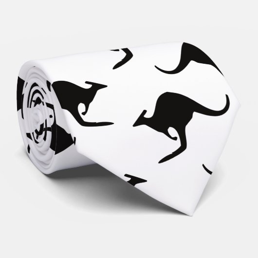 Kangaroo-Hintergrundbild - transparenter Hintergru Krawatte (Gerollt)