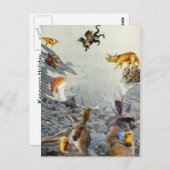 Kangaroo Holiday Postkarten (Vorne/Hinten)