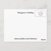 Kangaroo Holiday Postkarten (Rückseite)